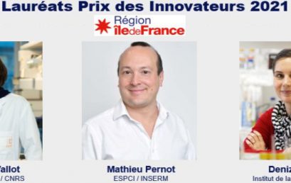 Mathieu Pernot awarded an Innovator Prize by the region Ile-de-France