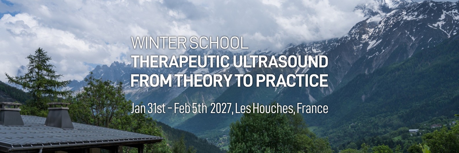 2027 Winter School on Therapeutic Ultrasound 2027 Winter School on Therapeutic Ultrasound
