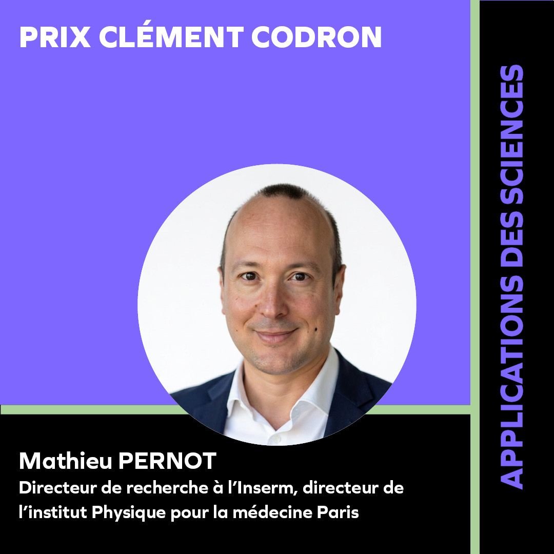 Mathieu Pernot, lauréat 2026 du Prix Clément Codron de l’Académie des sciences Mathieu Pernot, lauréat 2026 du Prix Clément Codron de l’Académie des sciences